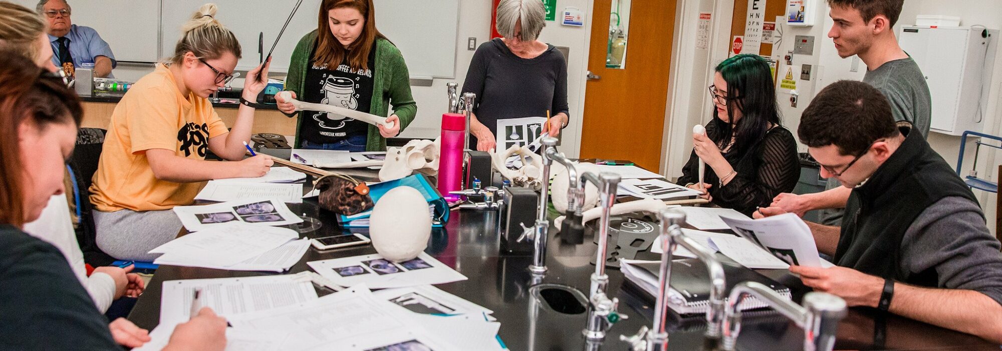 Forensic Science Lab Students